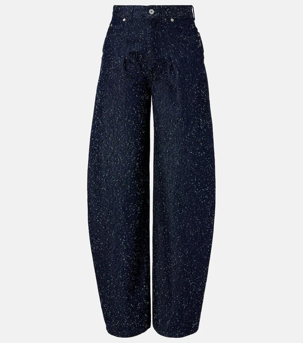  Jacquemus Jacquemus Logo Barrel-leg Jeans 