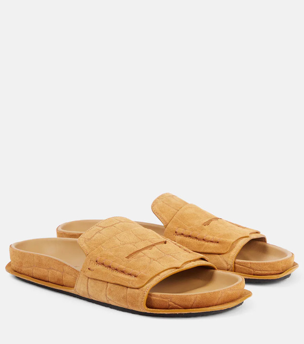  Jacquemus Jacquemus Mocassin Suede Slides 