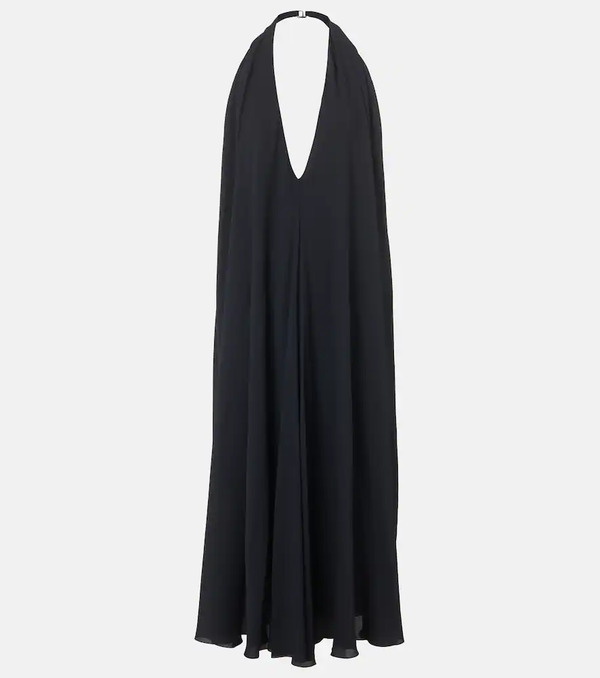  Jacquemus Jacquemus Norma Draped Open-back Crepe Maxi Dress 