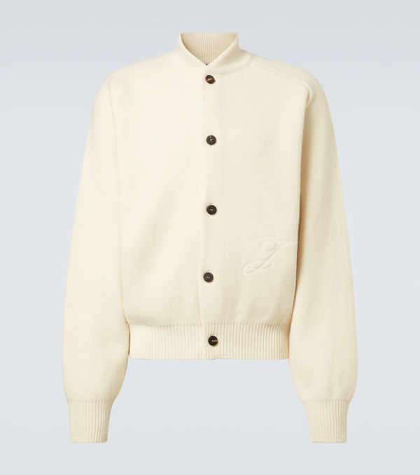  Jacquemus Jacquemus Pallone Wool And Cashmere Cardigan 