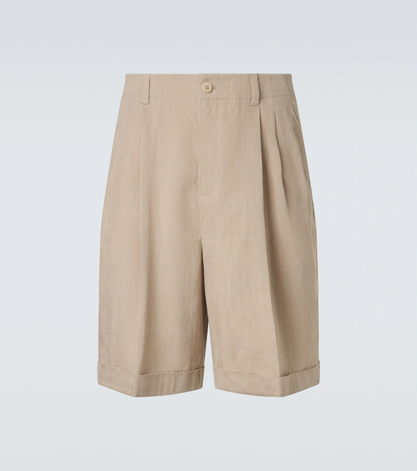  Jacquemus Jacquemus Pastro Linen-blend Bermuda Shorts 