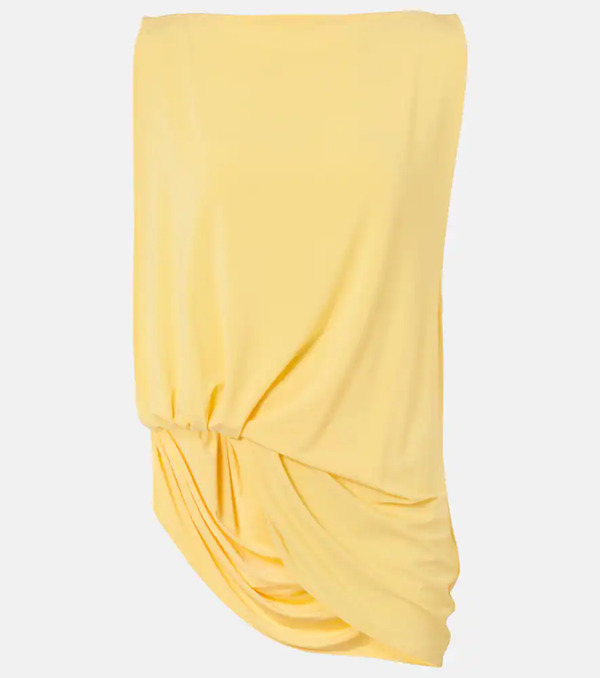  Jacquemus Jacquemus Peplo Draped Jersey Top 