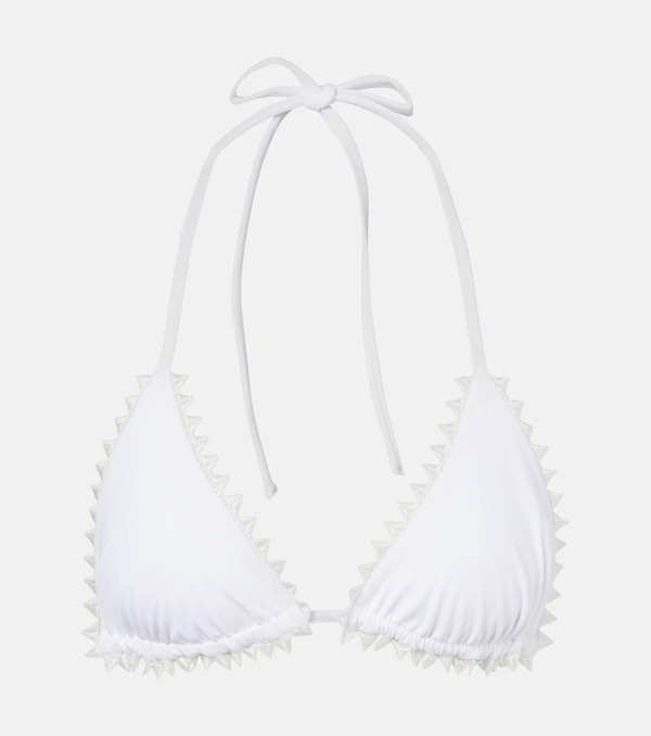  Jacquemus Jacquemus Picot Embroidered Bikini Top 