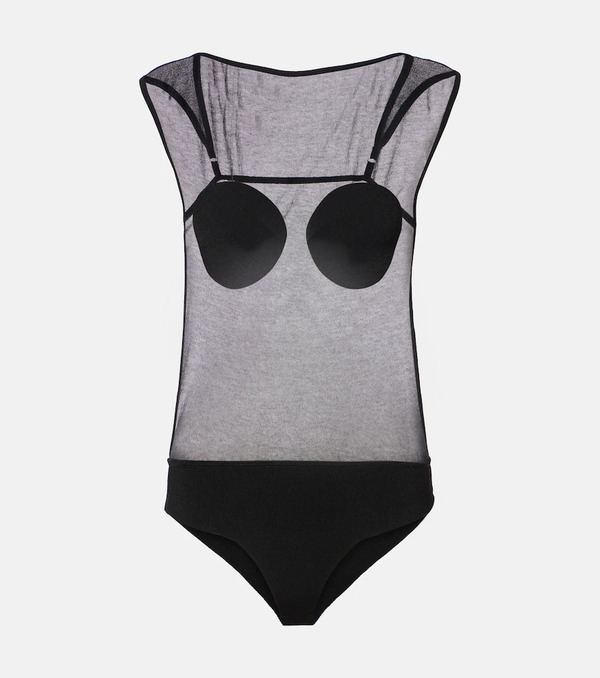  Jacquemus Jacquemus Platano Sheer Bodysuit 