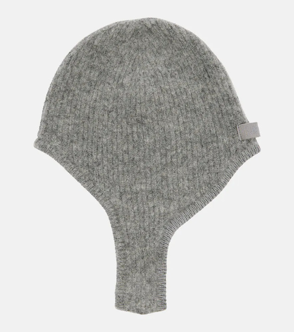  Jacquemus Jacquemus Ribbed-knit Alpaca And Wool-blend Hood 