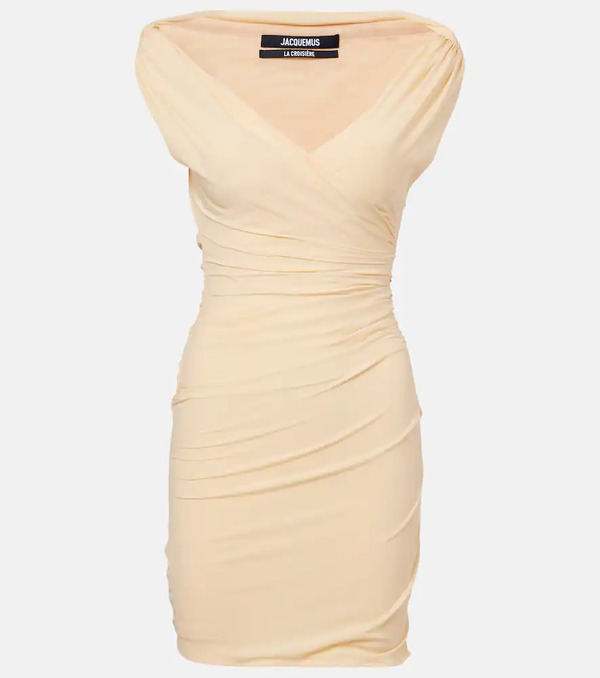  Jacquemus Jacquemus Rita Ruched Minidress 