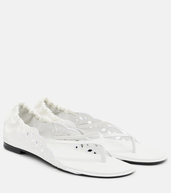  Jacquemus Jacquemus Satin Thong Sandals 