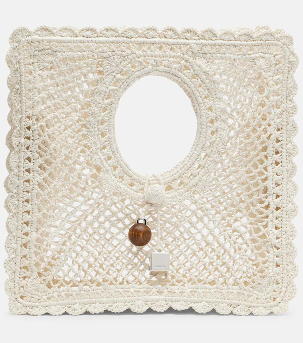  Jacquemus Jacquemus Spiaggia Small Lace Tote Bag 