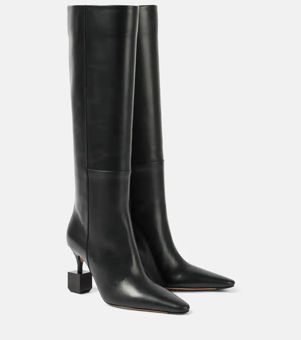  Jacquemus Jacquemus The Bisou Leather Knee-high Boots 