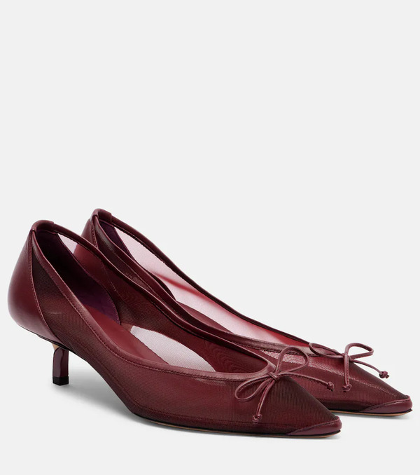 Jacquemus Jacquemus Tourni 45 Mesh Pumps 