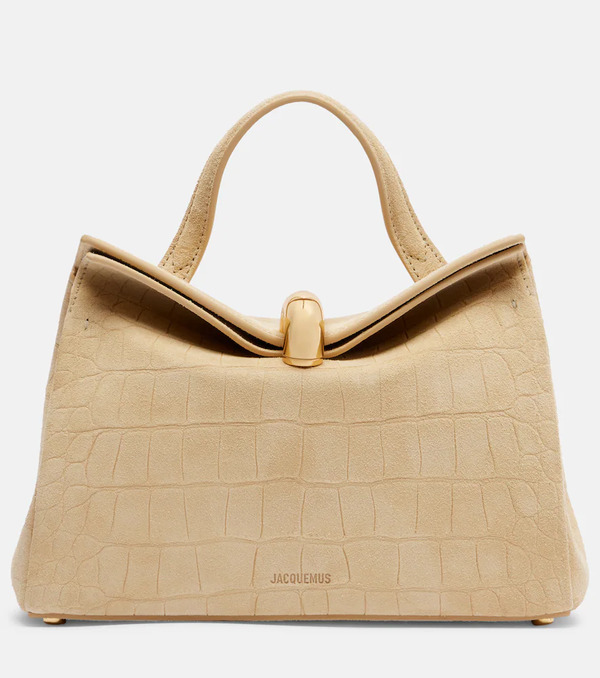  Jacquemus Jacquemus Valerie Small Suede Top-handle Bag 