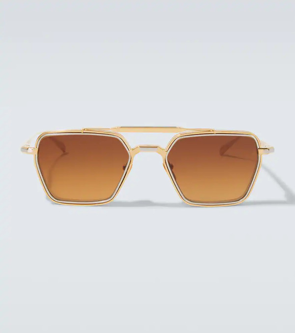  Jacques Marie Mage Jacques Marie Mage Commodore Square Sunglasses 