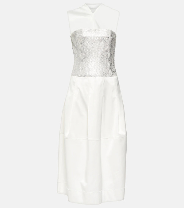  Jacques Wei Jacques Wei Sequined Midi Dress 