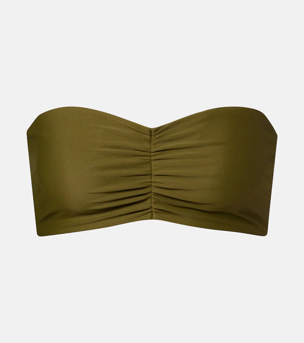  Jade Swim Jade Swim Ava Ruched Bandeau Bikini Top 