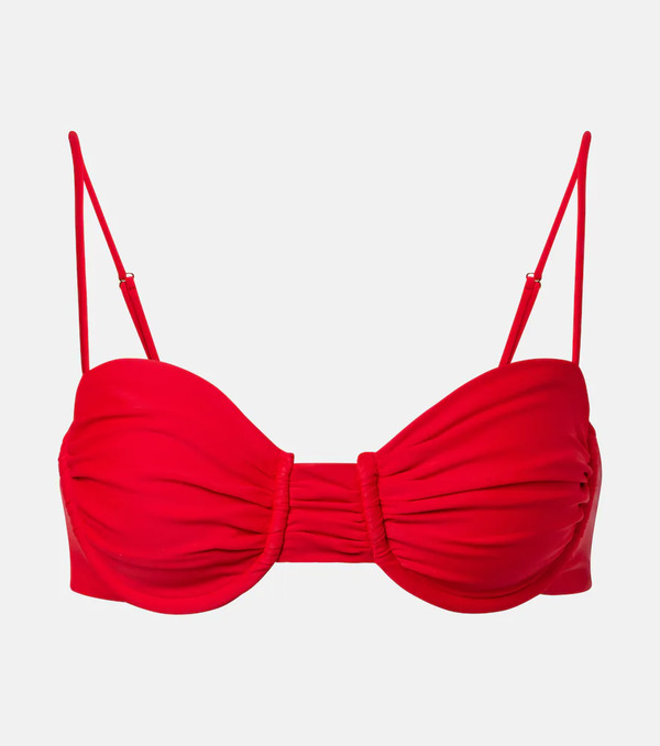  Jade Swim Jade Swim Mia Ruched Bikini Top 