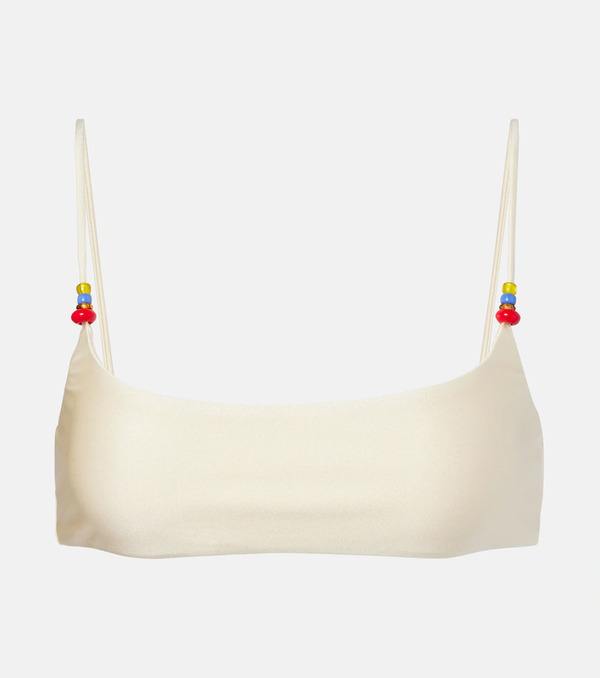  Jade Swim Jade Swim Muse Beaded Bikini Top 