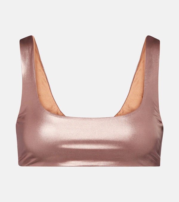  Jade Swim Jade Swim Rounded Edges Bikini Top 