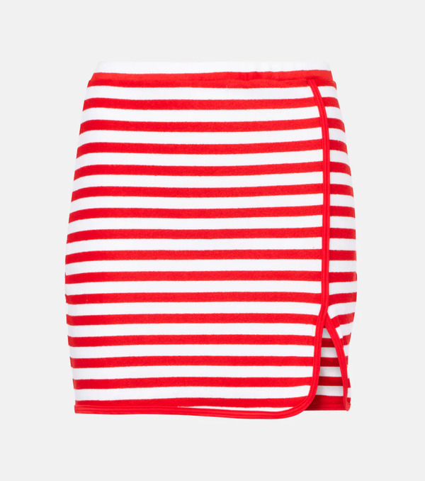  Jade Swim Jade Swim Striped Terry Miniskirt 