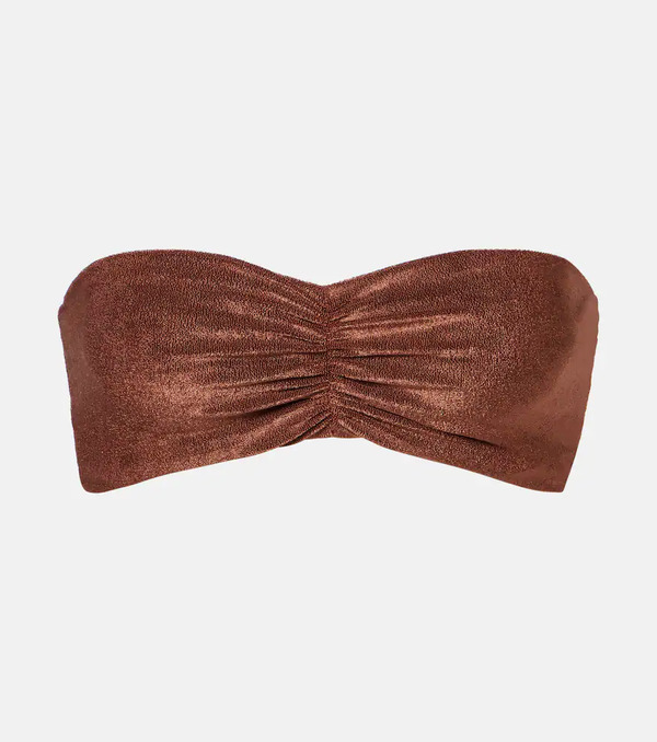  Jade Swim Jade Swim Terry Bandeau Bikini Top 