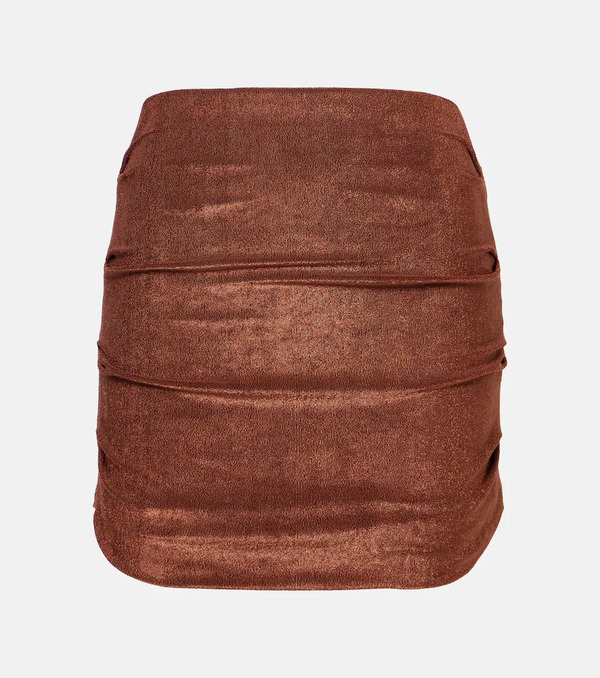  Jade Swim Jade Swim Thea Ruched Terry Miniskirt 