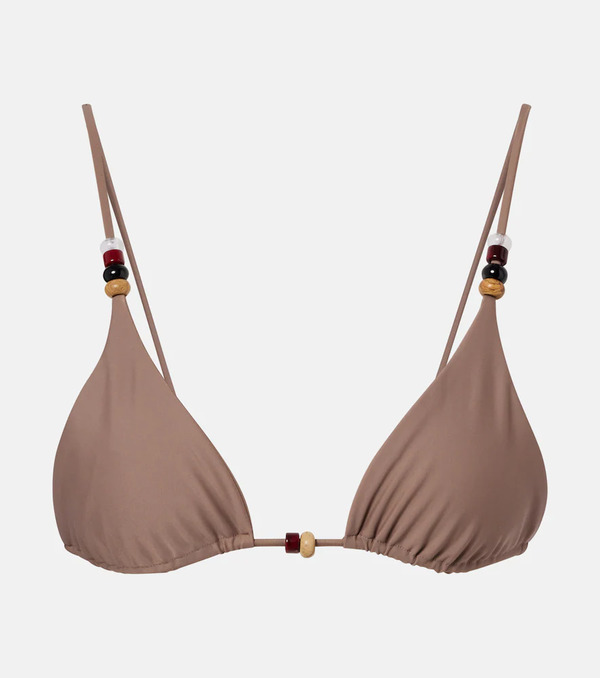  Jade Swim Jade Swim Via Beaded Bikini Top 