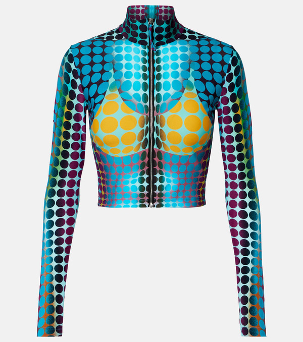  Jean Paul Gaultier Jean Paul Gaultier Re-edition Printed Top 