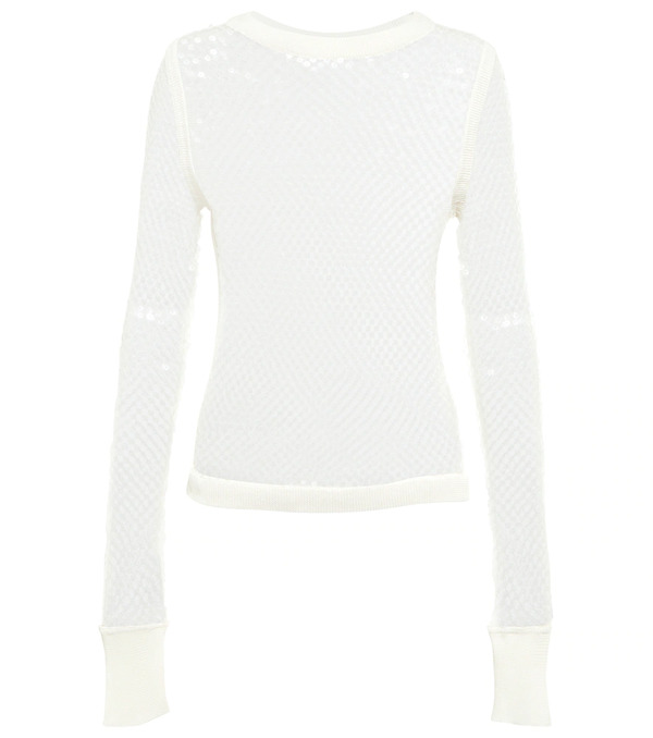  Jean Paul Gaultier Jean Paul Gaultier Sequined Net Top 