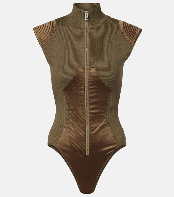  Jean Paul Gaultier Jean Paul Gaultier Wool-blend Bodysuit 