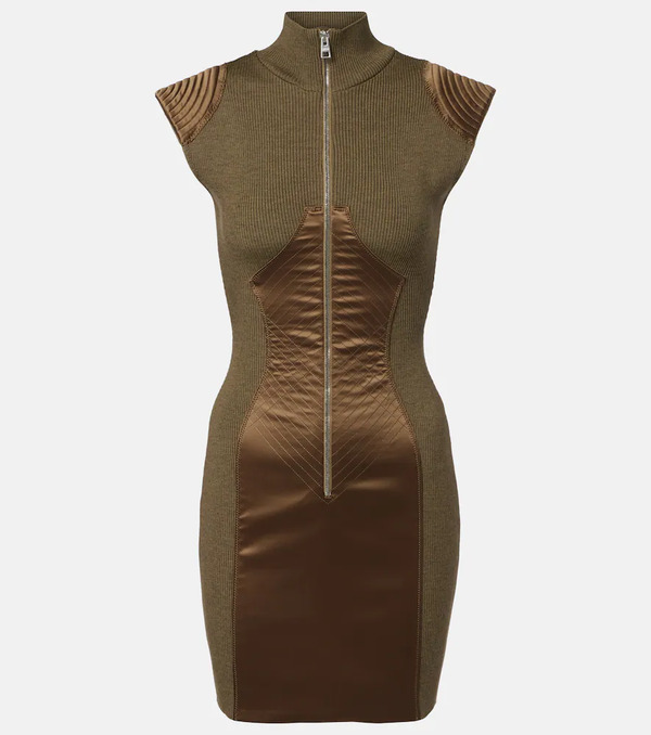  Jean Paul Gaultier Jean Paul Gaultier Wool-blend Minidress 