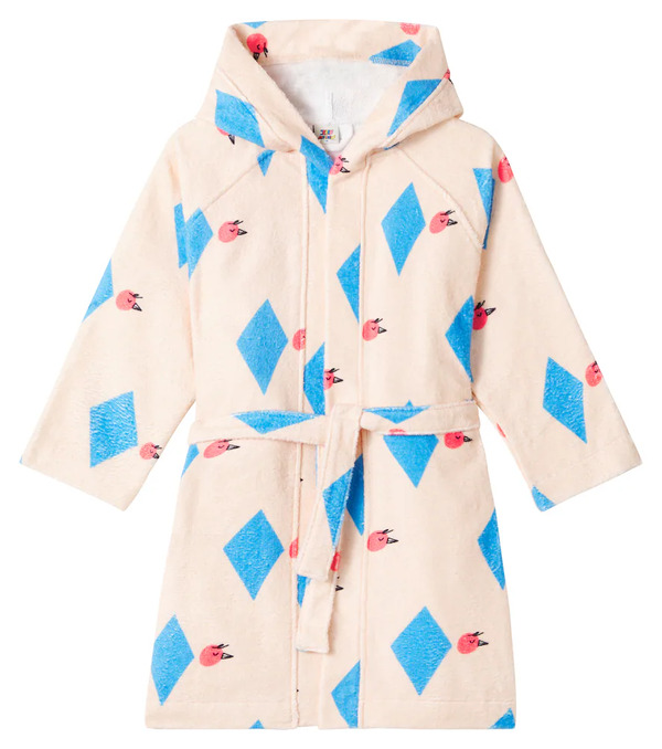  Jellymallow Jellymallow Diamond Bird Printed Terry Robe 