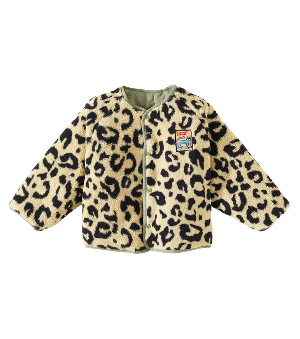  Jellymallow Jellymallow Reversible Quilted Leopard-print Jacket 