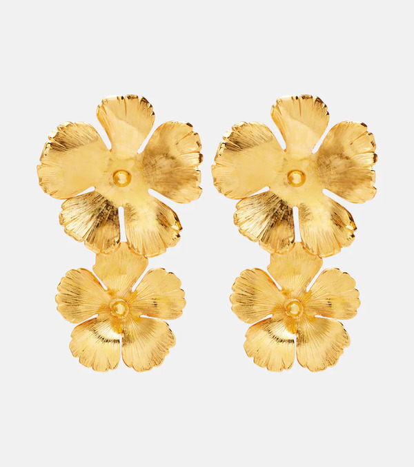  Jennifer Behr Jennifer Behr Collette Gold-plated Drop Earrings 