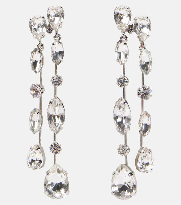  Jennifer Behr Jennifer Behr Nessa Crystal-embellished Drop Earrings 