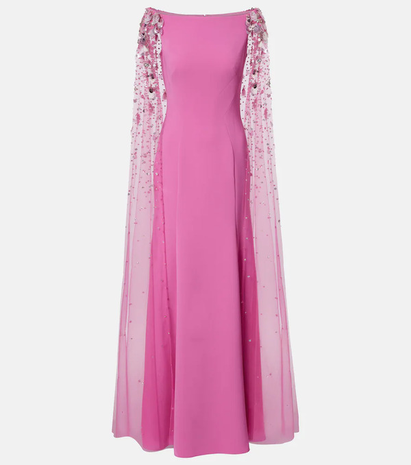  Jenny Packham Jenny Packham Bittersweet Beaded Caped Gown 