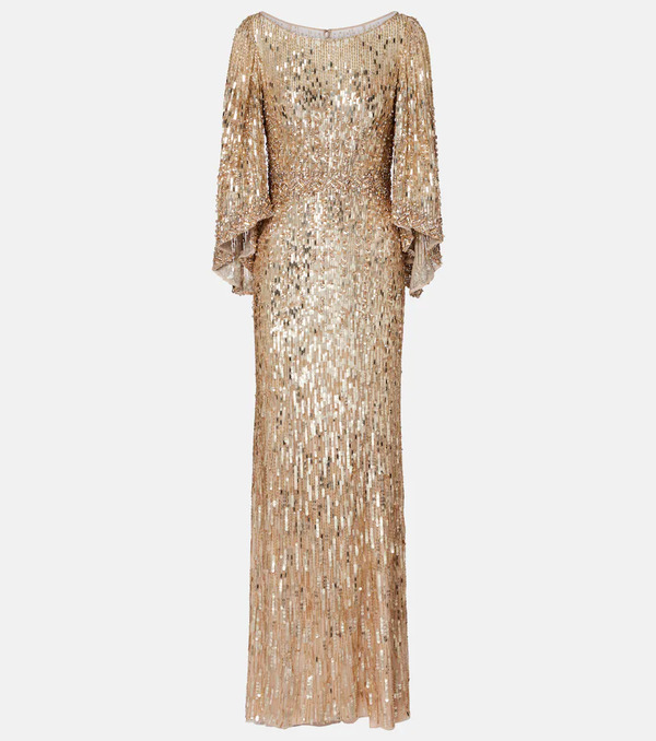  Jenny Packham Jenny Packham Ines Sequined Gown 