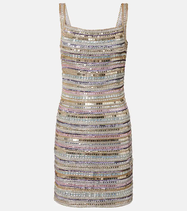  Jenny Packham Jenny Packham Nancy Embellished Minidress 