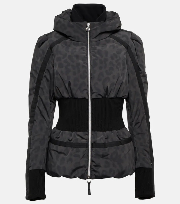  Jet Set Jet Set Raffaella Leopard-print Ski Jacket 
