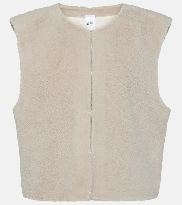  Jet Set Jet Set Sleeveless Shearling Vest 