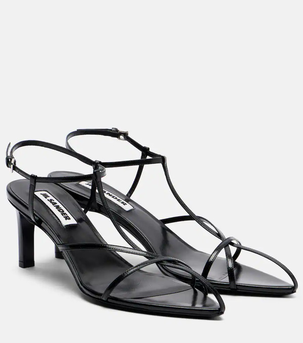  Jil Sander Jil Sander Cage Leather Sandals 