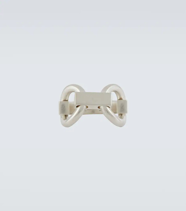  Jil Sander Jil Sander Chain-link Sterling Silver Ring 