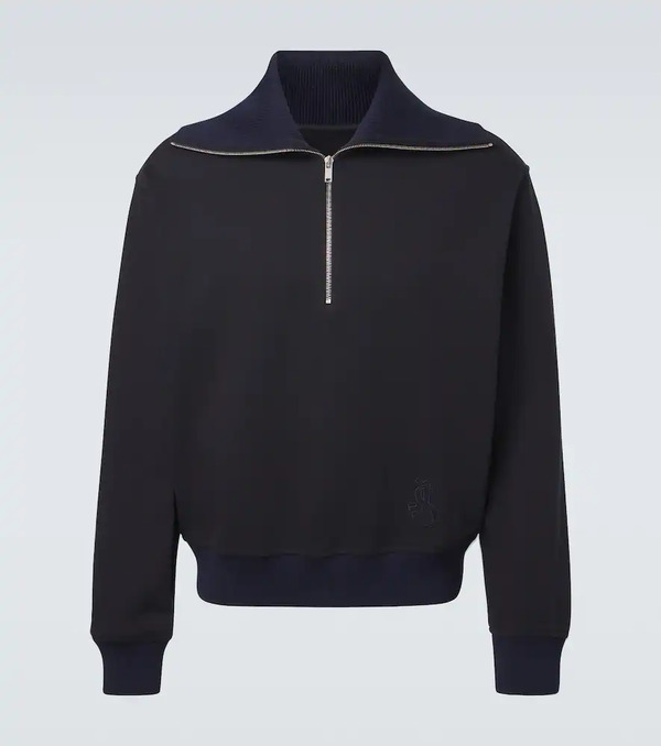  Jil Sander Jil Sander Cotton Half-zip Sweatshirt 