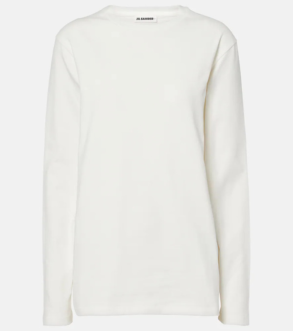  Jil Sander Jil Sander Cotton Jersey Top 