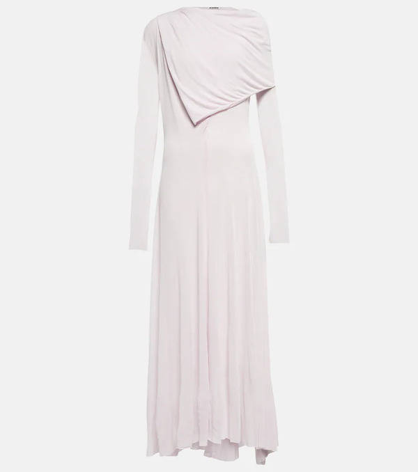  Jil Sander Jil Sander Draped Crepe Gown 