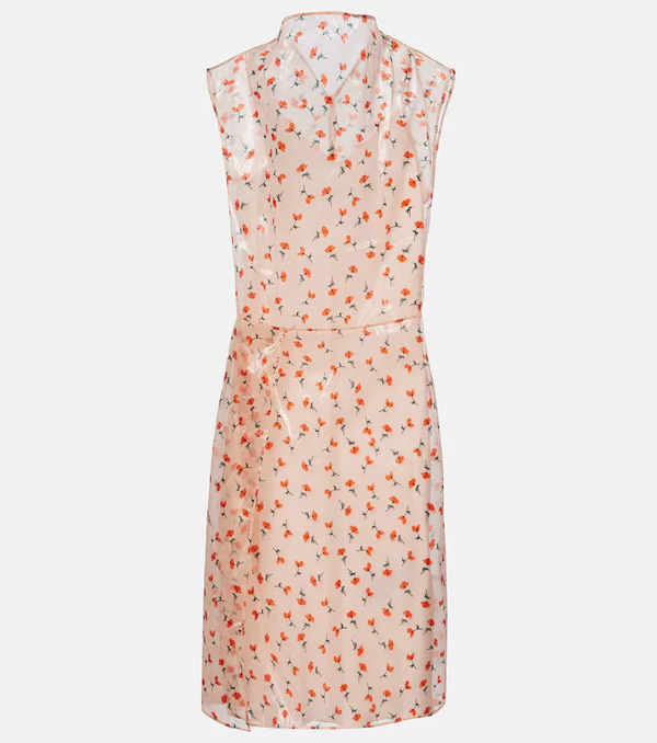  Jil Sander Jil Sander Floral Midi Dress 