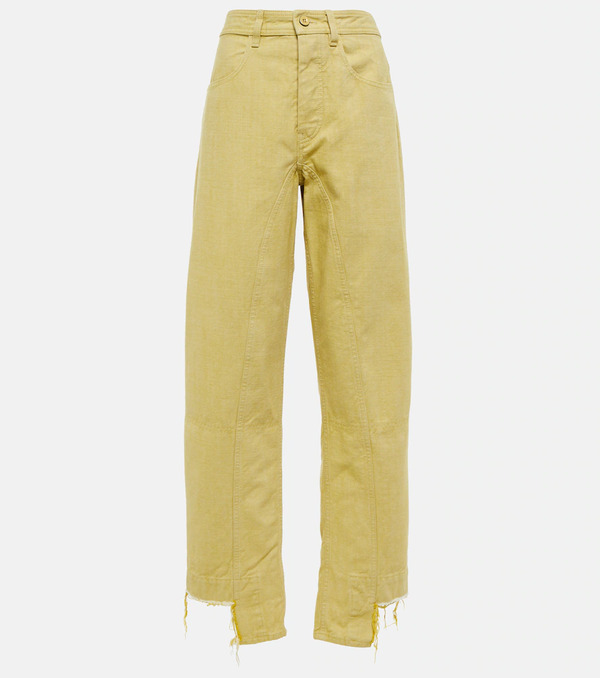  Jil Sander Jil Sander High-rise Wide-leg Denim Jeans 