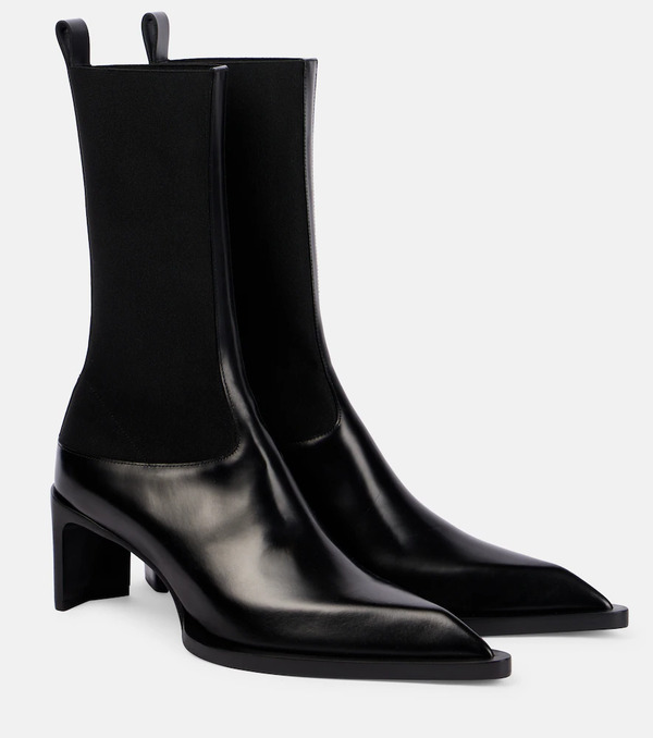  Jil Sander Jil Sander Leather Ankle Boots 