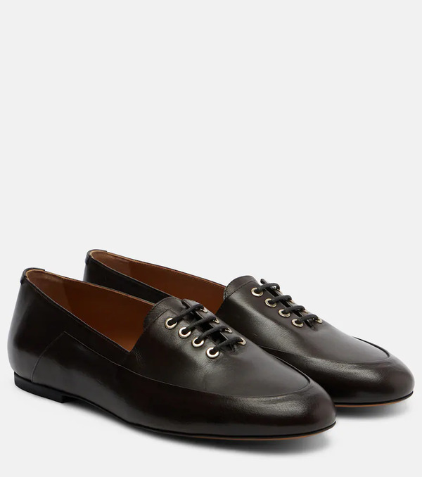  Jil Sander Jil Sander Leather Lace-up Loafers 