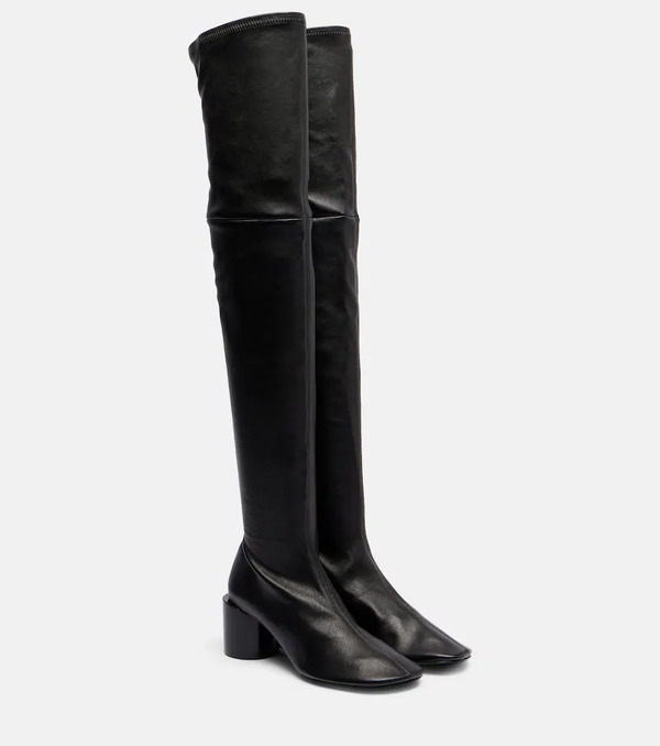  Jil Sander Jil Sander Leather Over-the-knee Boots 