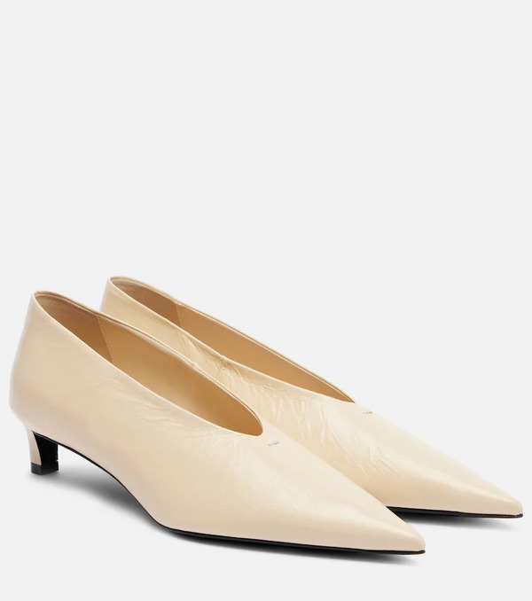  Jil Sander Jil Sander Leather Pumps 