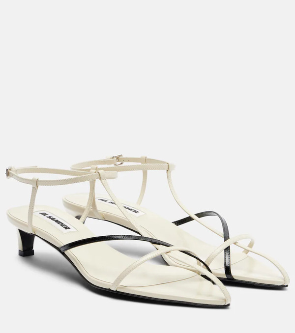  Jil Sander Jil Sander Leather Sandals 